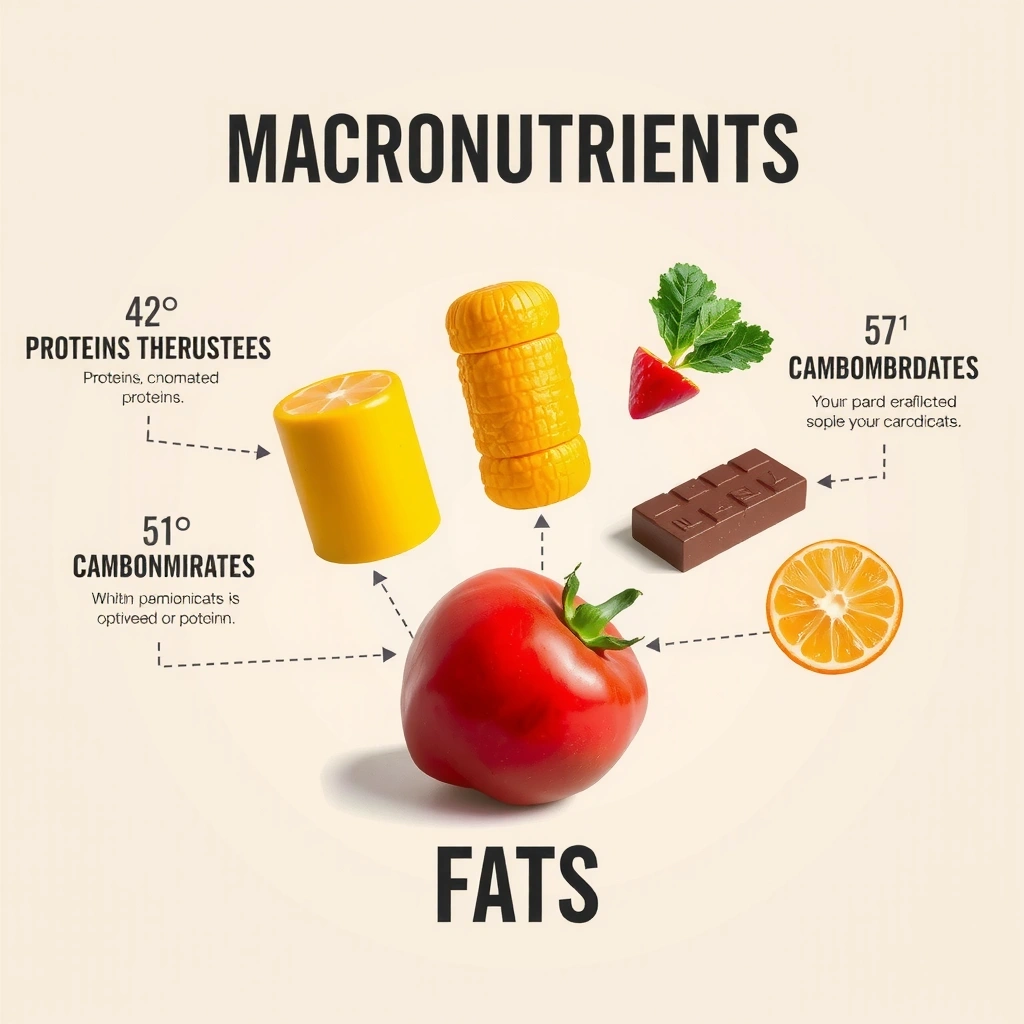 Makronährstoffe Illustration